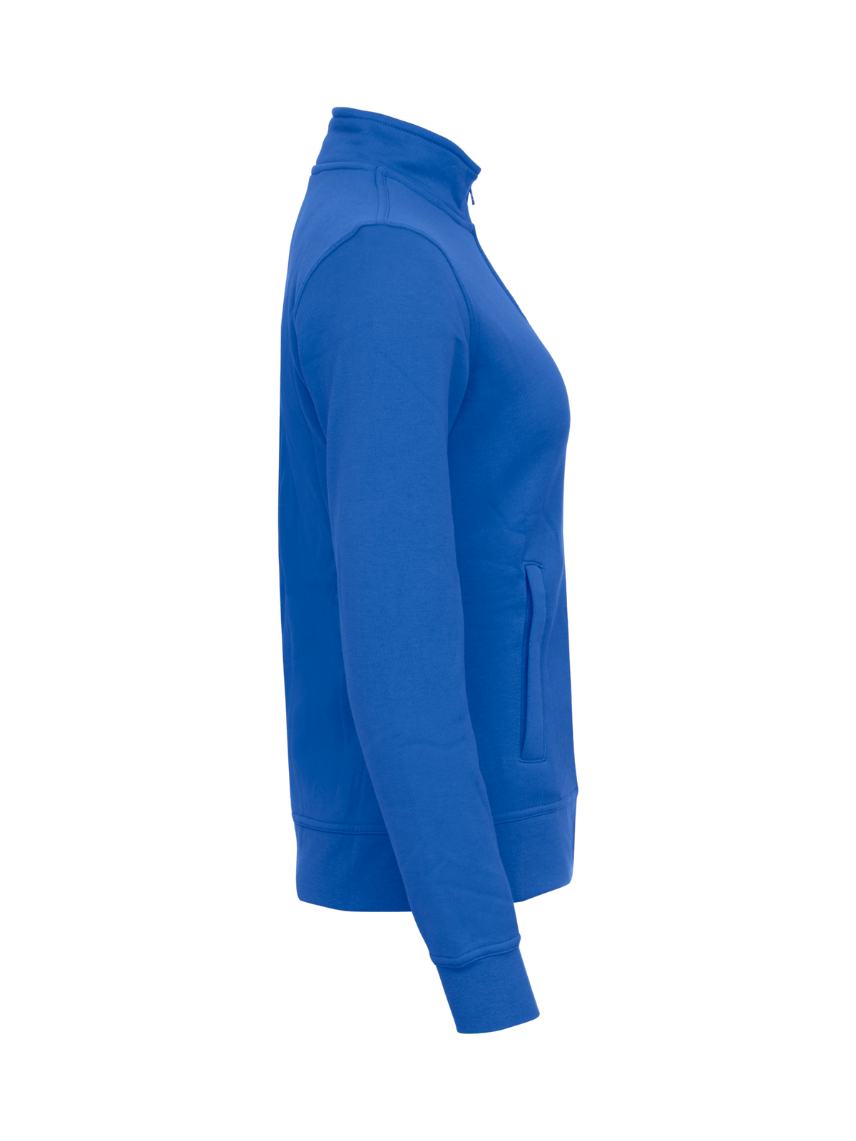 Clique Basic Cardigan – dame – Kongeblå – høyre side