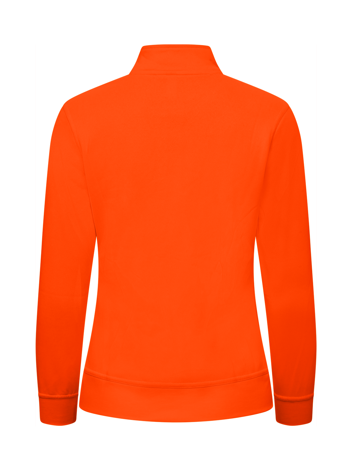 Clique Basic Cardigan – dame – Signaloransje – bakside