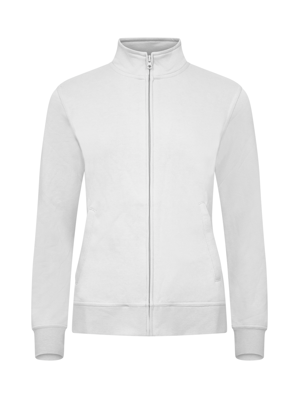 Clique Basic Cardigan – dame – Hvit – forside