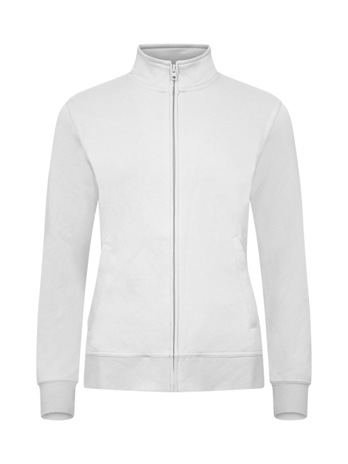 Clique Basic Cardigan – dame – Hvit – forside