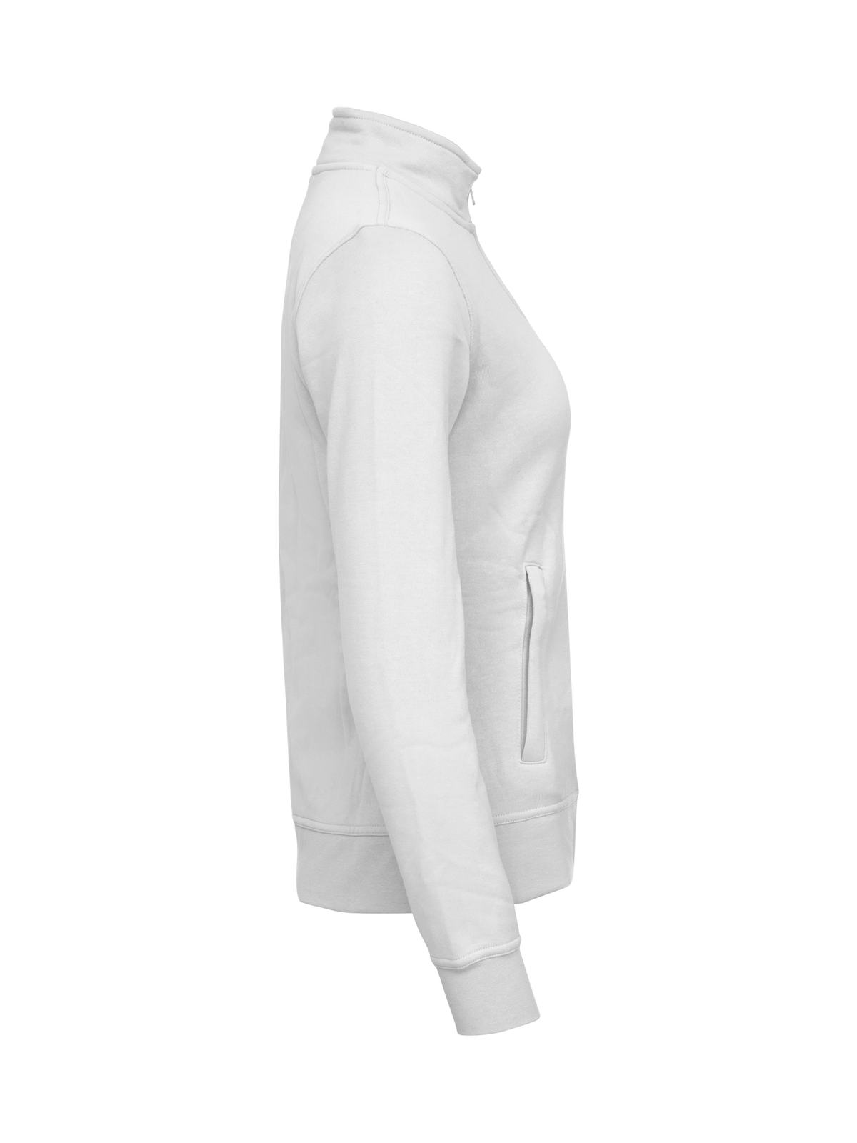 Clique Basic Cardigan – dame – Hvit – høyre side