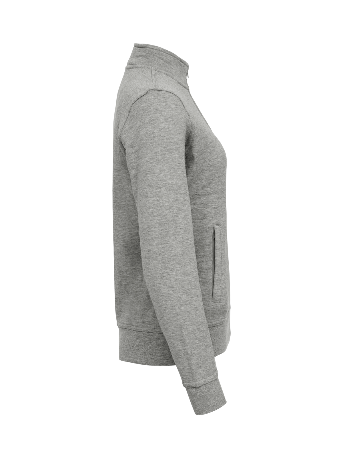 Clique Basic Cardigan – dame – Gråmelert – høyre side