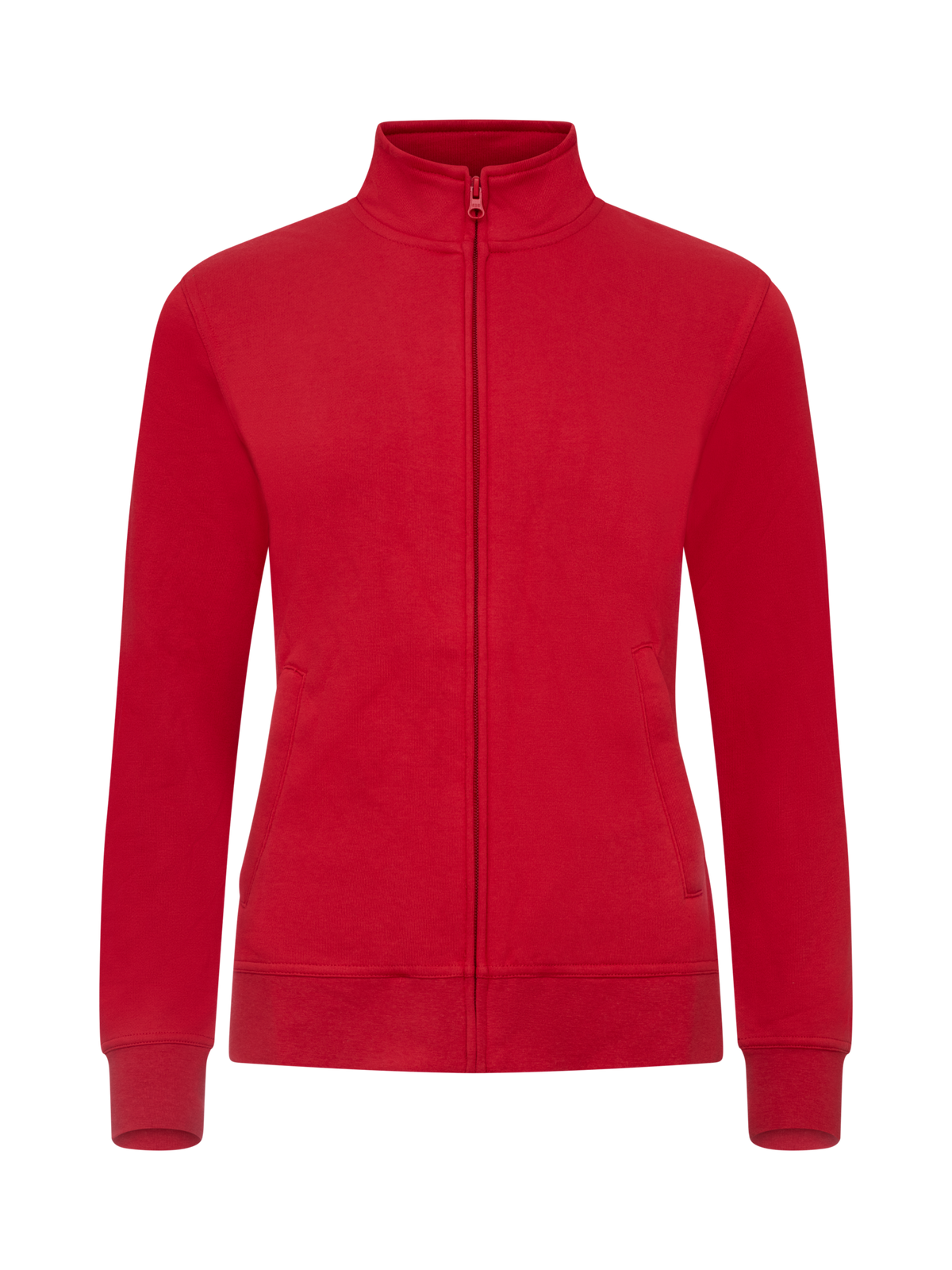 Clique Basic Cardigan – dame – Rød – forside