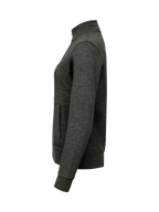 Clique Basic Cardigan – dame – Antrasittmelert – venstre side
