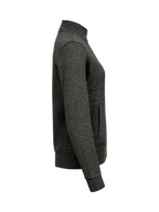Clique Basic Cardigan – dame – Antrasittmelert – høyre side