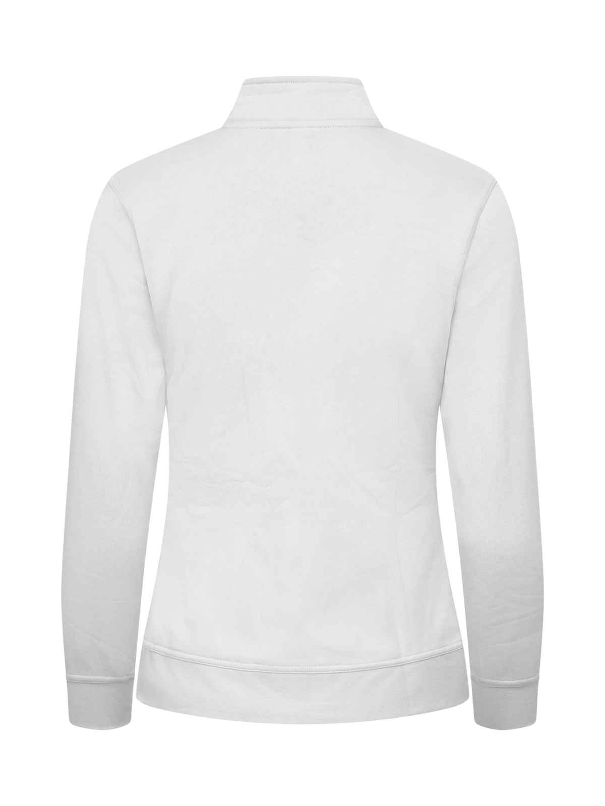 Clique Basic Cardigan – dame – Hvit – bakside