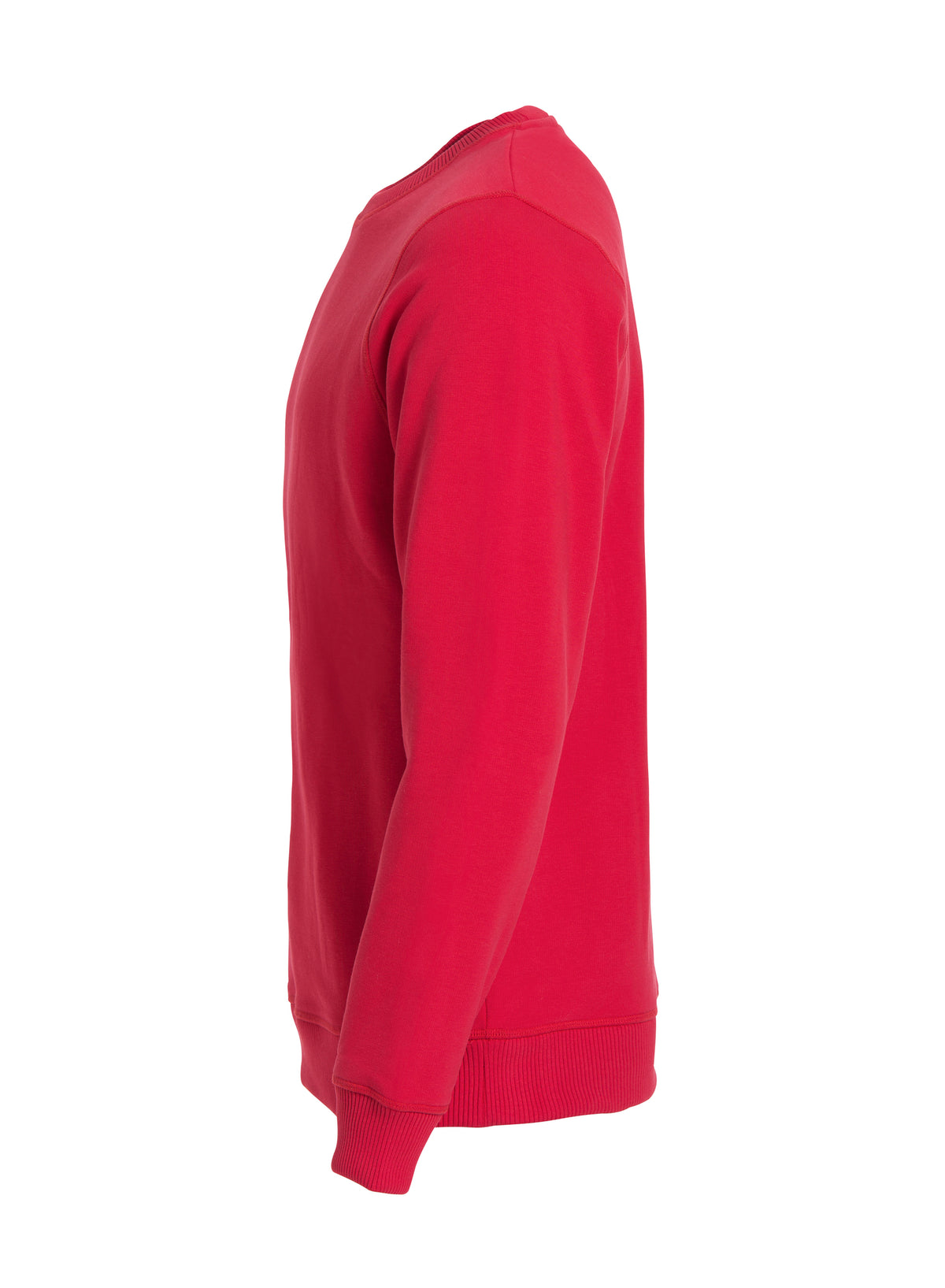 Clique Classic Roundneck – Rød – venstre side