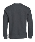 Clique Classic Roundneck – Antrasittmelert – bakside