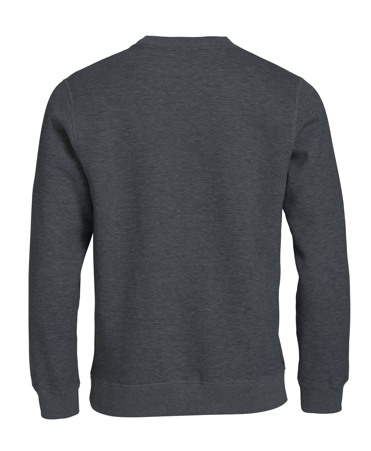 Clique Classic Roundneck – Antrasittmelert – bakside
