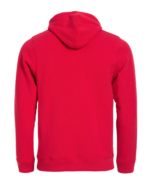 Clique Classic Hoody – Rød – bakside