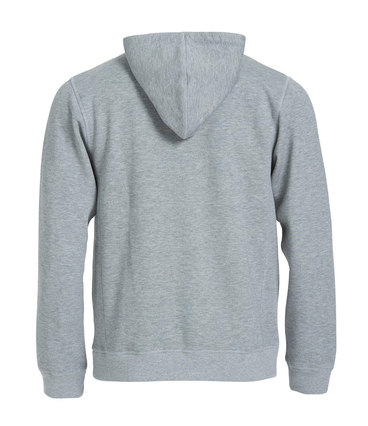 Clique Classic Hoody – Gråmelert – bakside