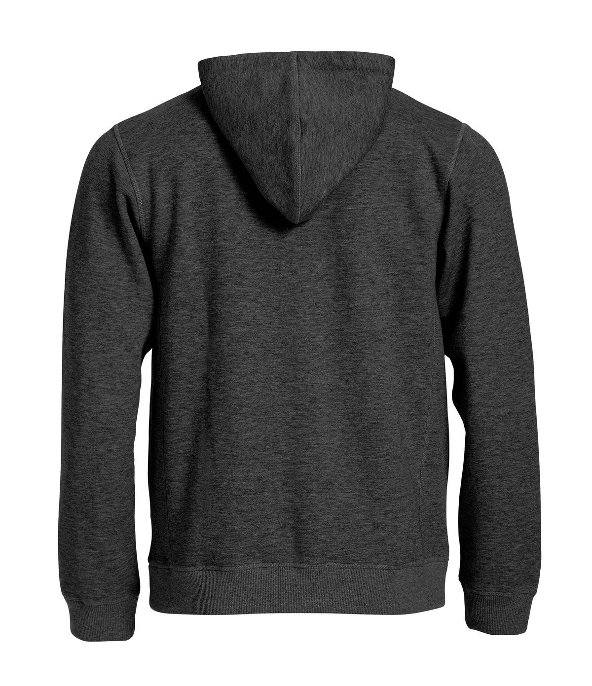 Clique Classic Hoody – Antrasittmelert – bakside