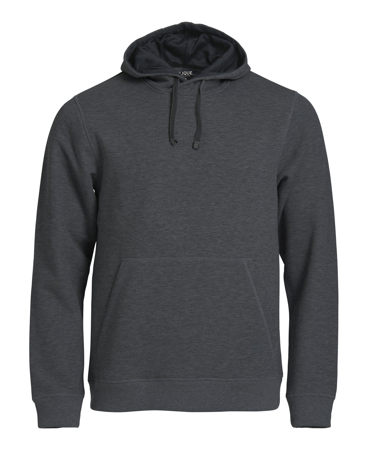 Clique Classic Hoody – Antrasittmelert – forside