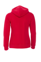 Clique Classic Hoody – dame – Rød – bakside