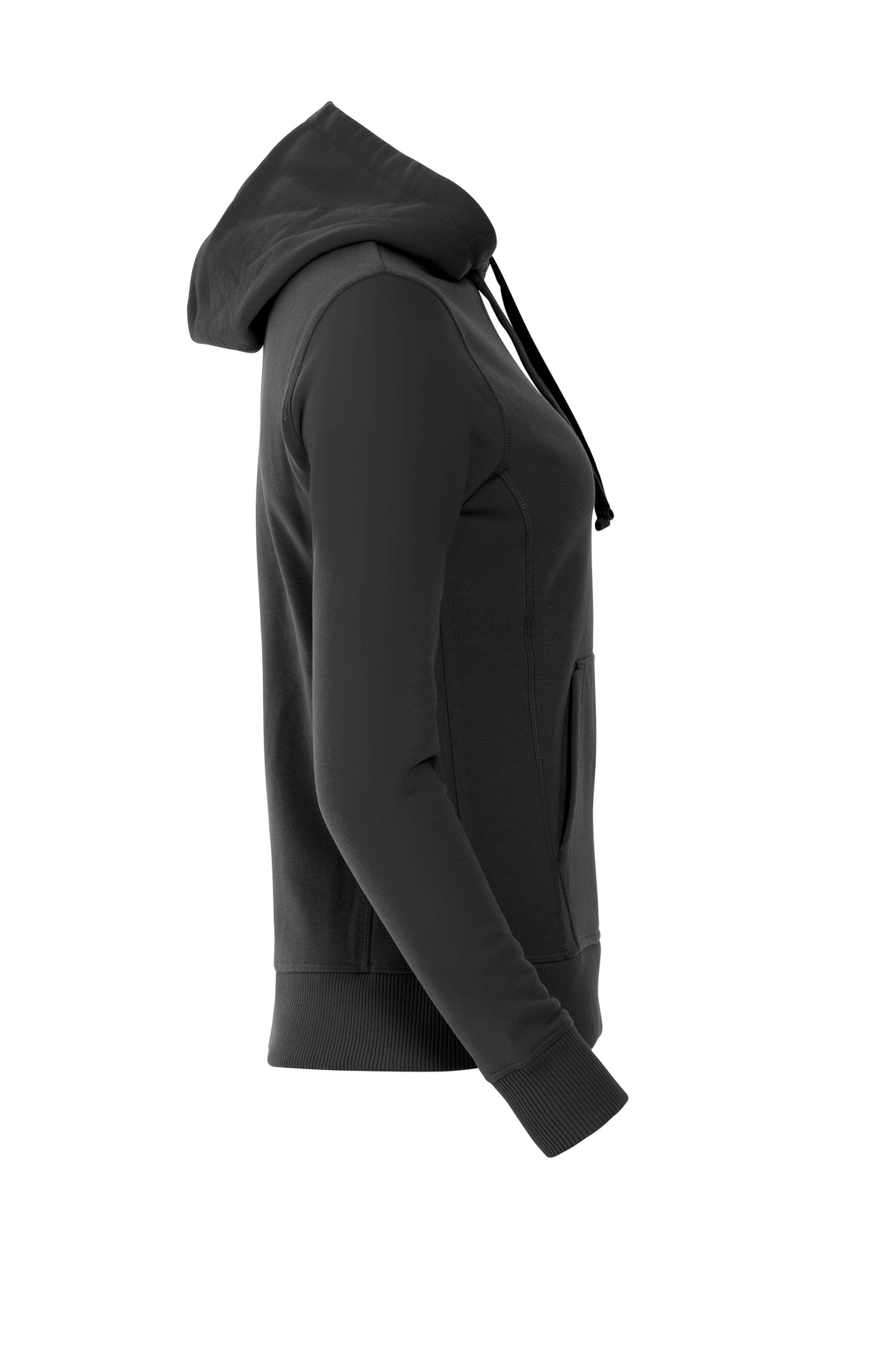 Clique Classic Hoody – dame – Svart – høyre side
