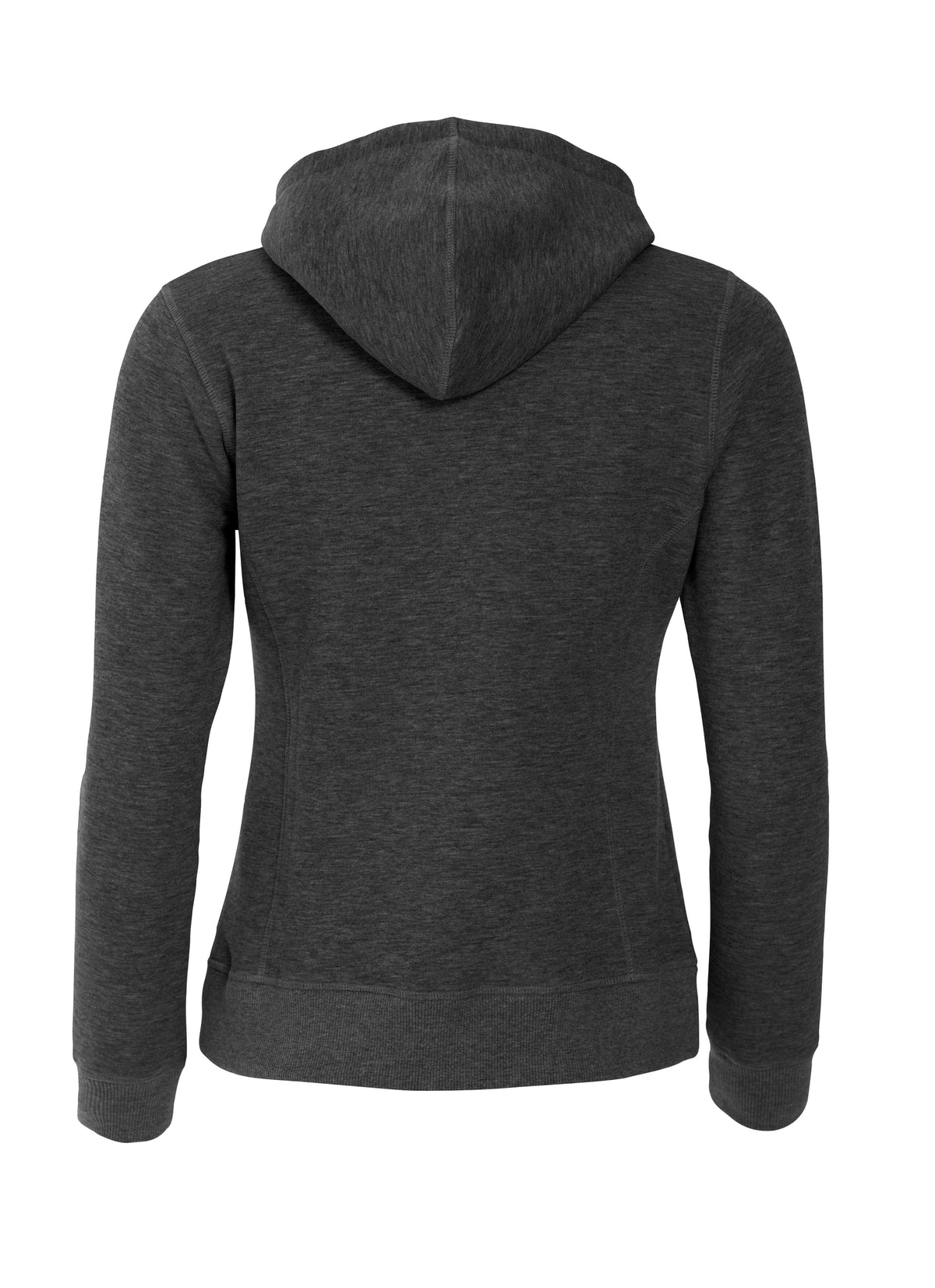 Clique Classic Hoody – dame – Antrasittmelert – bakside
