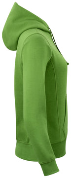 Clique Classic Hoody – dame – Grønnmelert – høyre side
