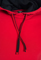 Clique Classic Hoody – dame – Rød – detalj
