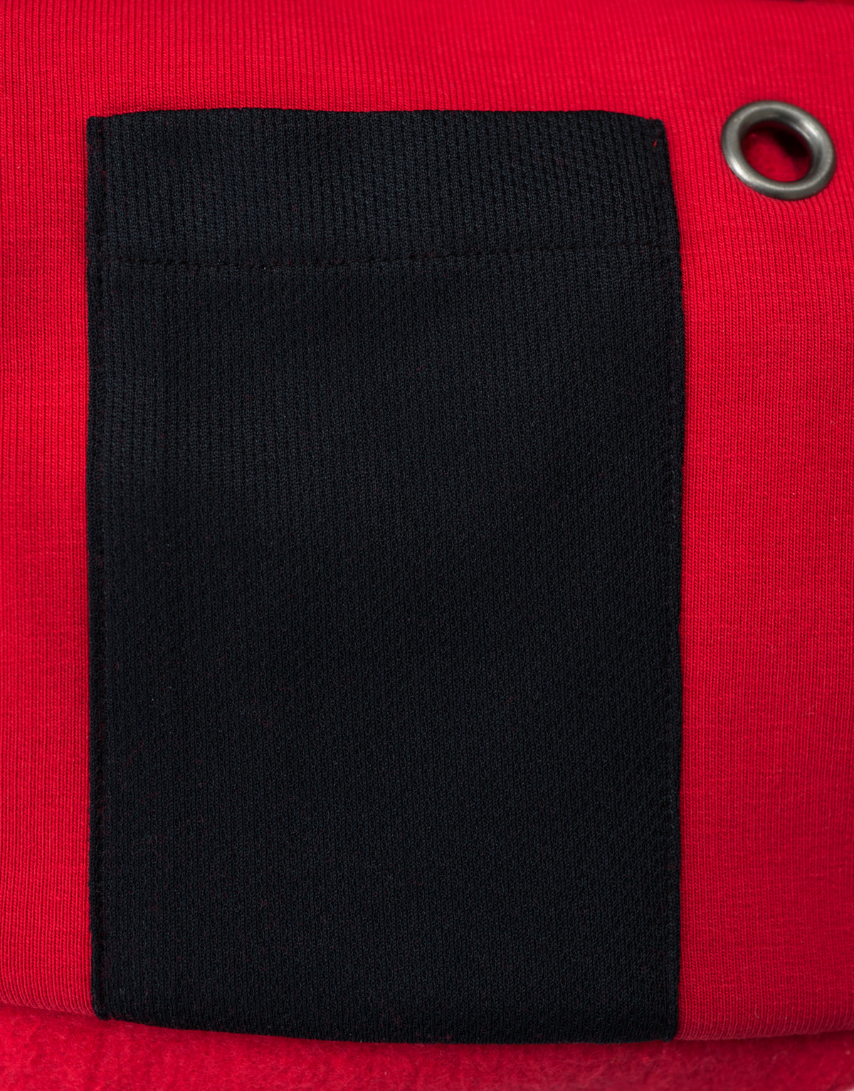 Clique Classic Hoody – dame – Rød – detalj