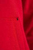 Clique Classic Hoody – dame – Rød – detalj