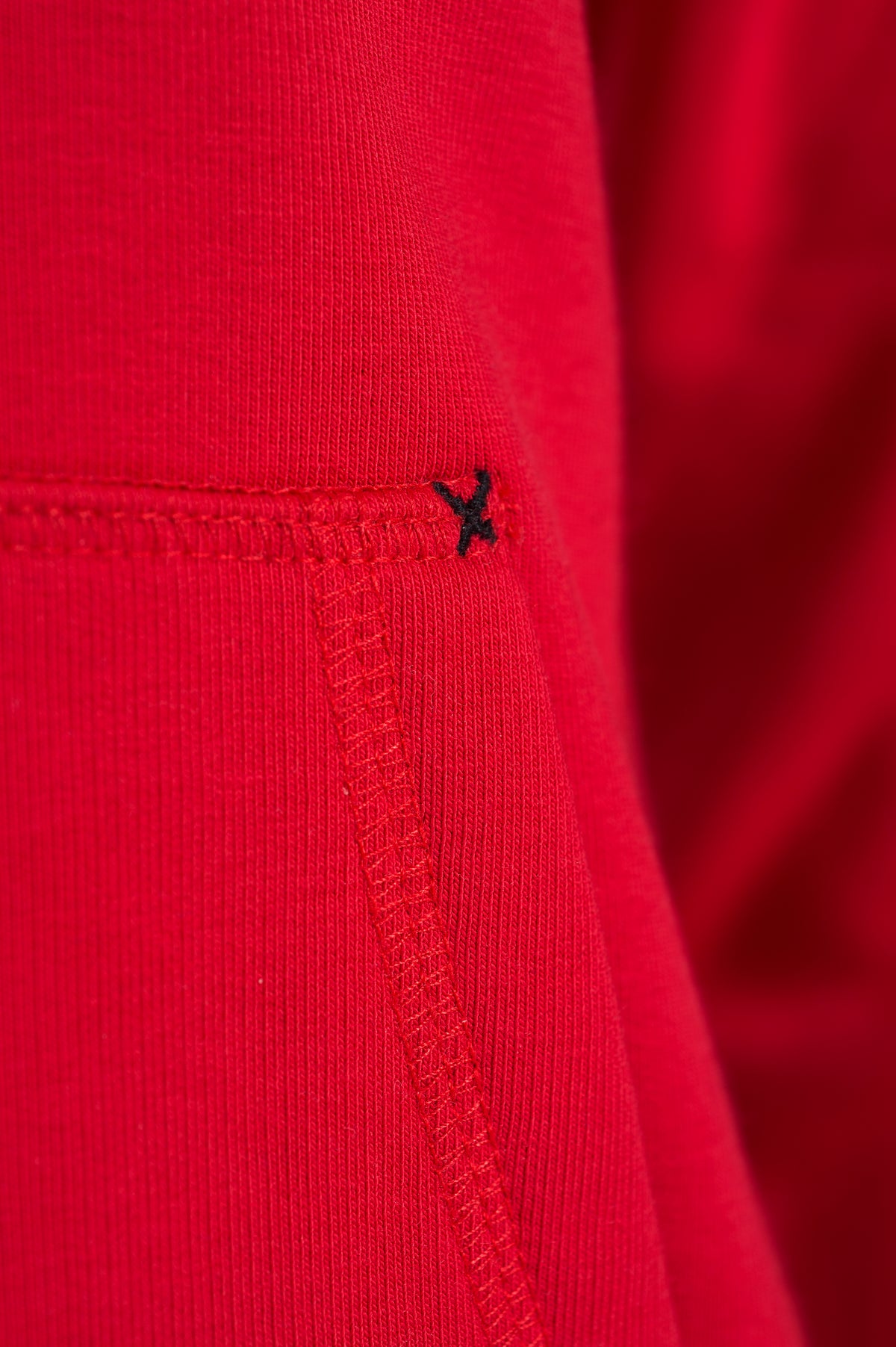 Clique Classic Hoody – dame – Rød – detalj