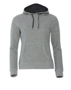 Clique Classic Hoody – dame – Gråmelert – produktbilde