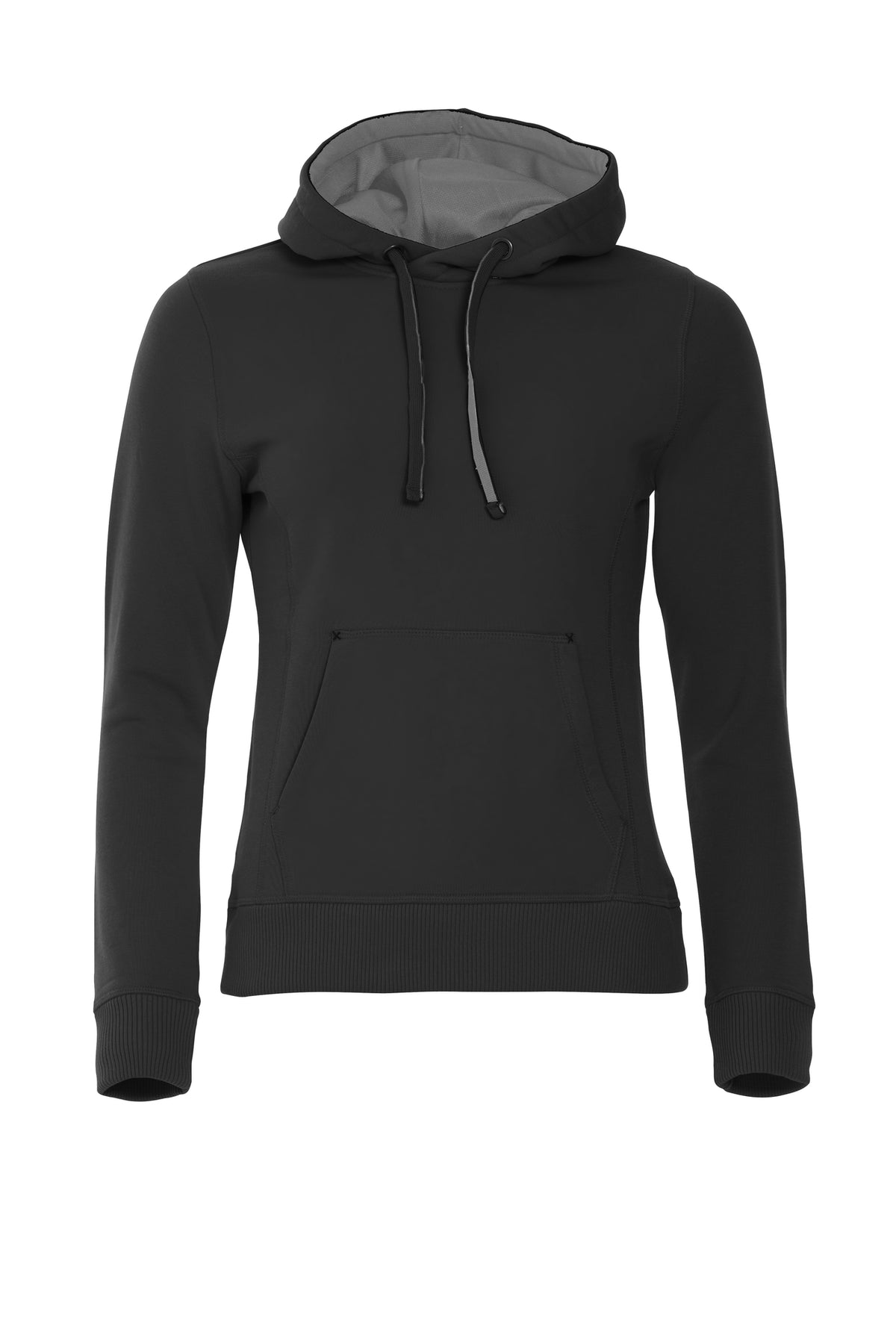 Clique Classic Hoody – dame – Svart – forside