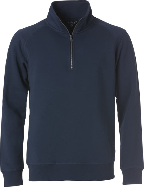 Clique Classic Half Zip – Mørk marineblå – forside