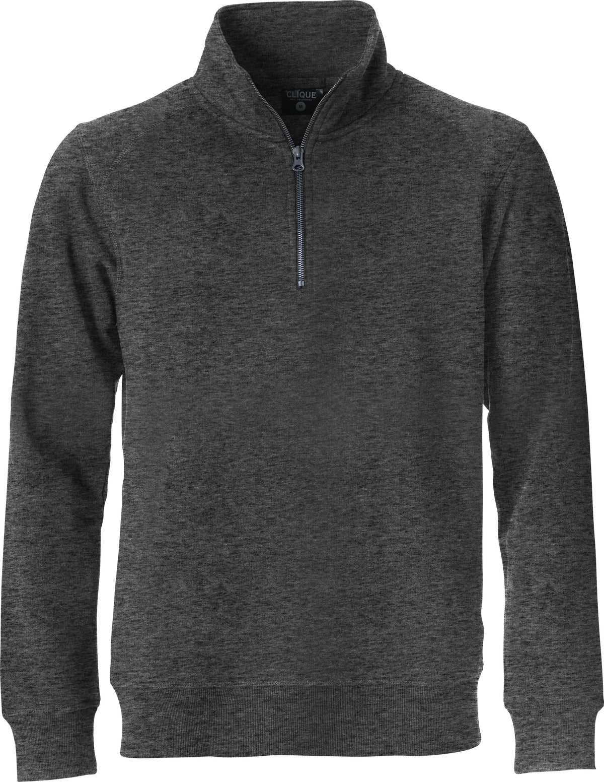 Clique Classic Half Zip – Antrasittmelert – forside