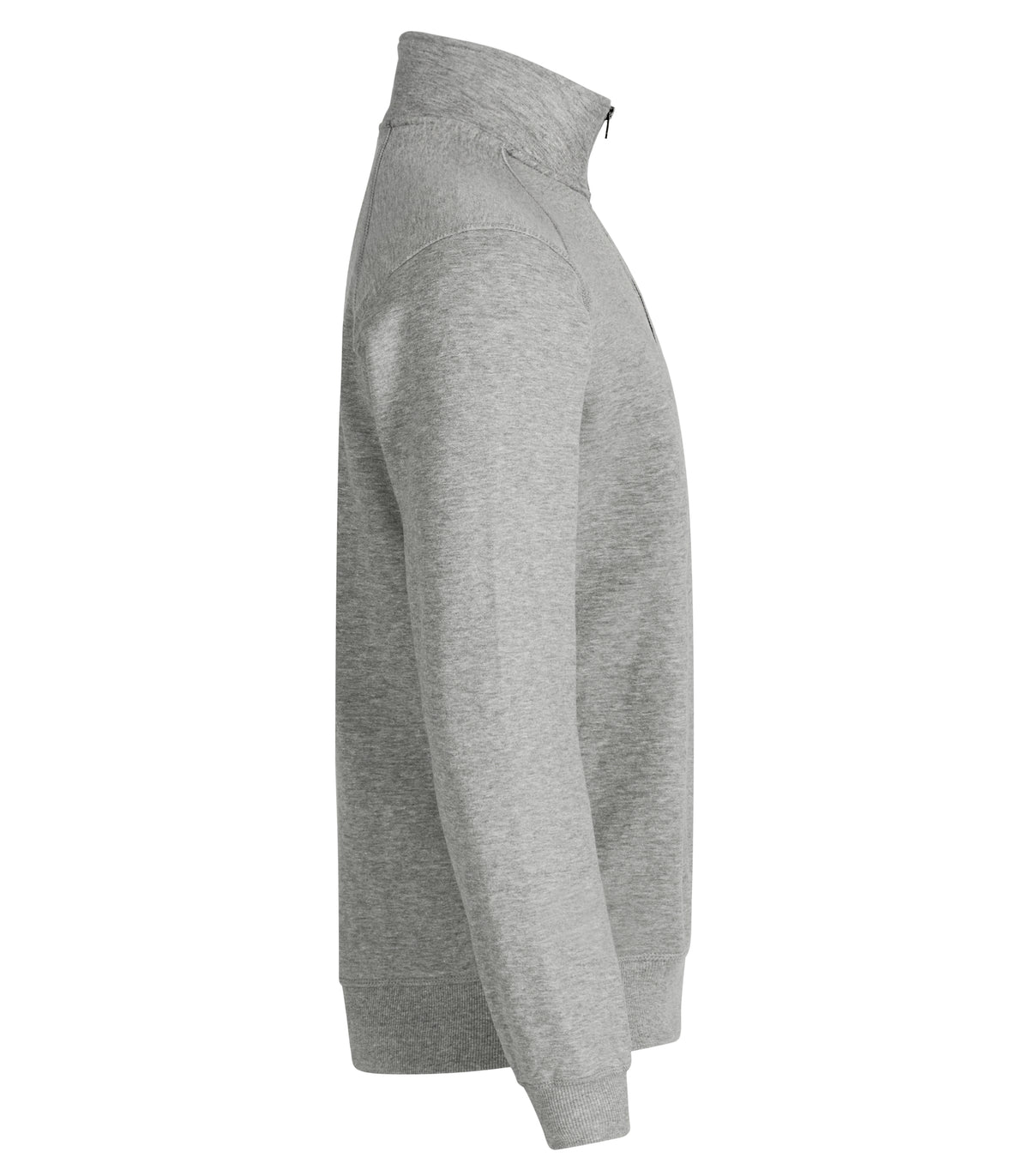 Clique Classic Half Zip – Gråmelert – høyre side
