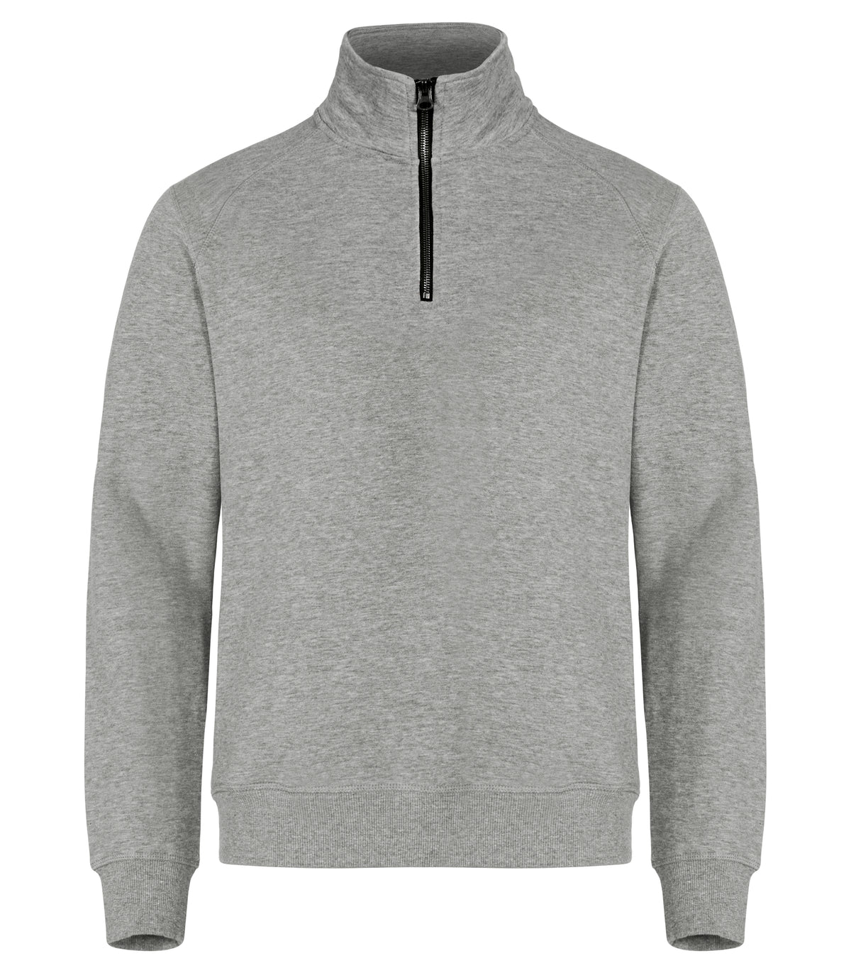 Clique Classic Half Zip – Gråmelert – forside