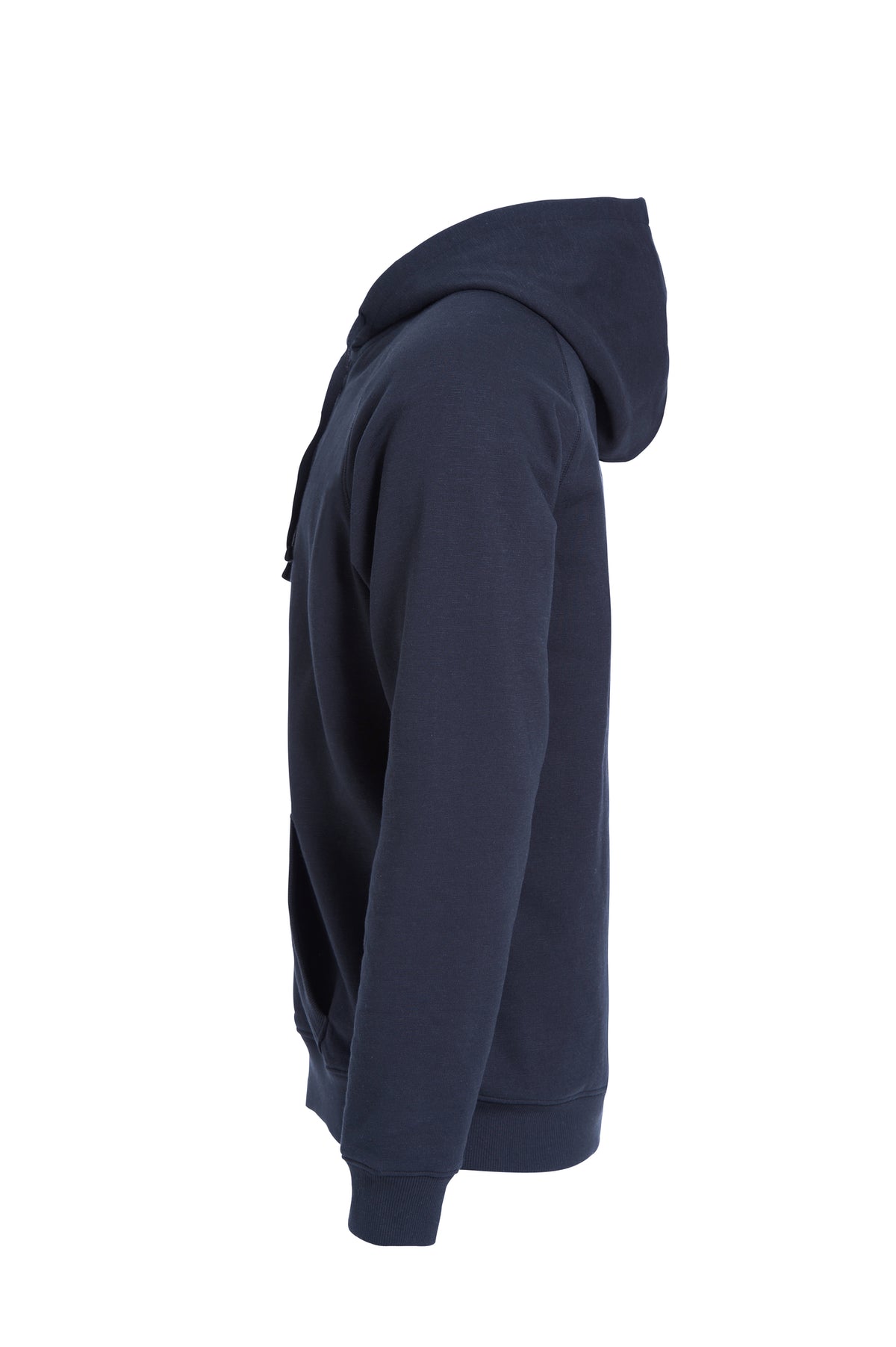 Clique Classic Hoody Full Zip – Mørk marineblå – venstre side