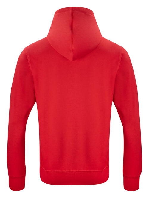 Clique Classic Hoody Full Zip – Rød – bakside