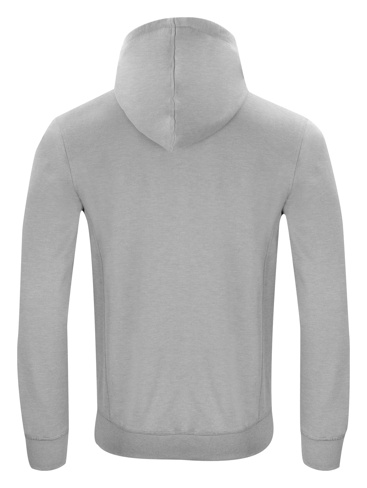 Clique Classic Hoody Full Zip – Gråmelert – bakside