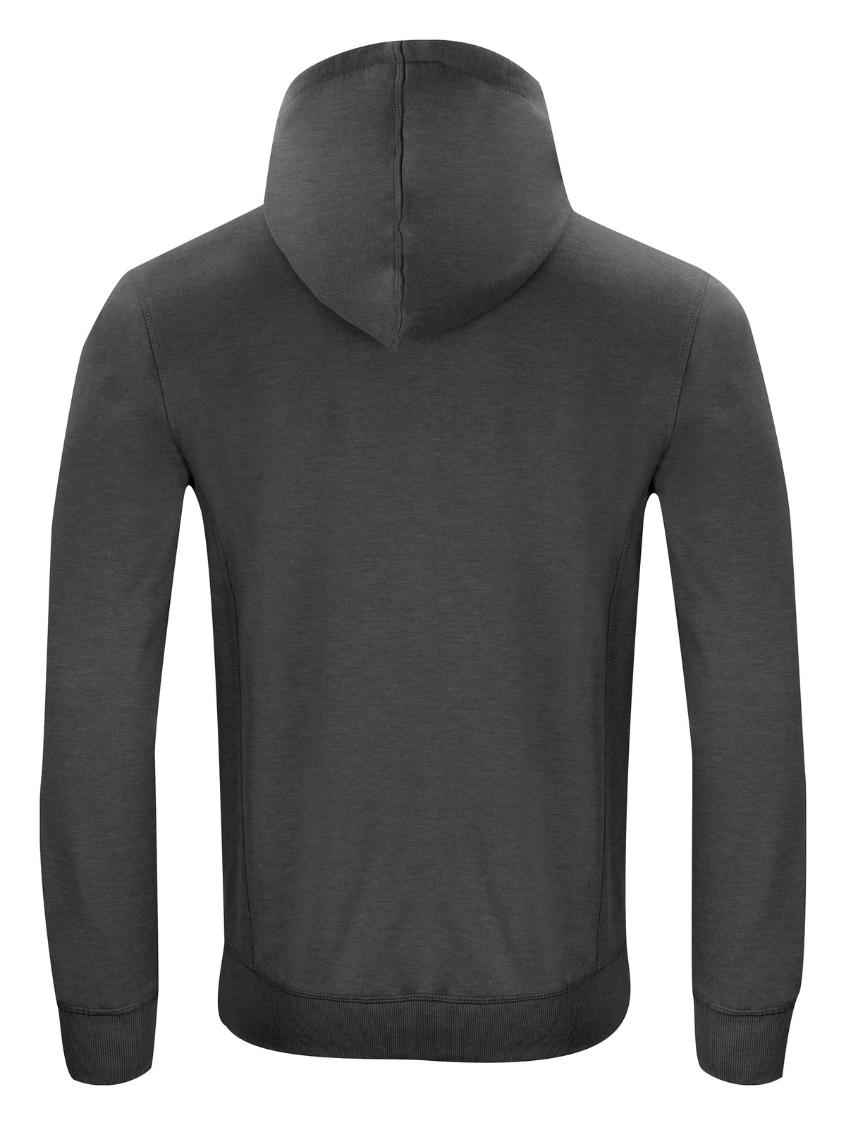 Clique Classic Hoody Full Zip – Antrasittmelert – bakside