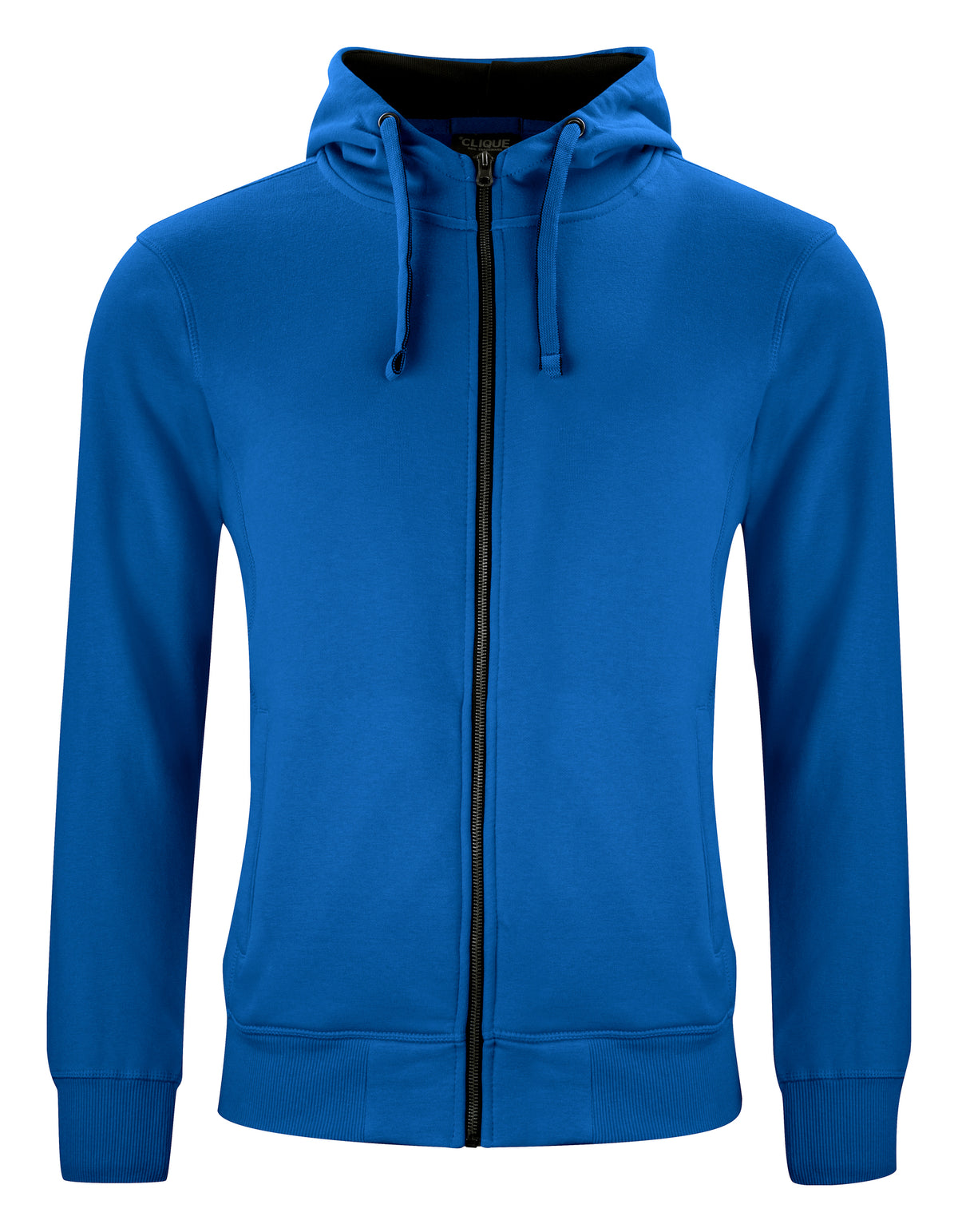 Clique Classic Hoody Full Zip – Kongeblå – forside