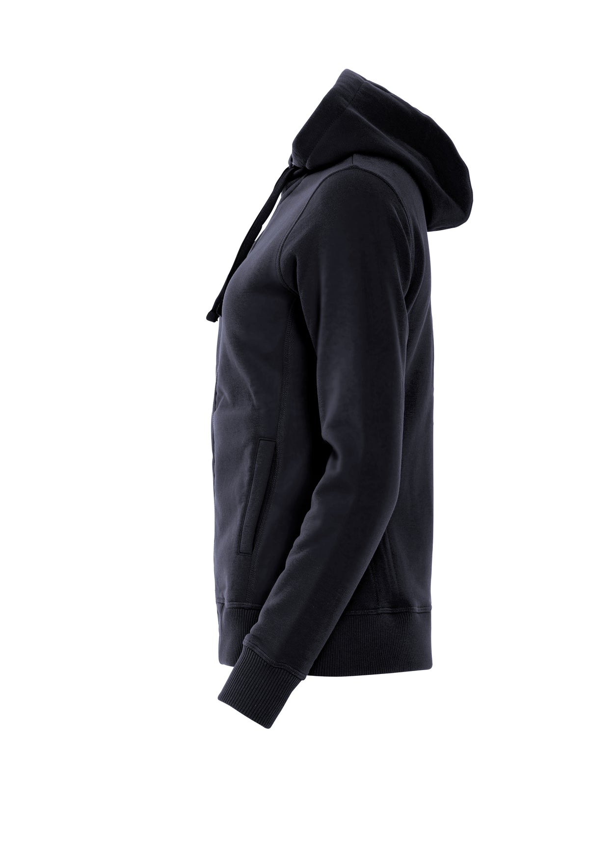 Clique Classic Hoody Full Zip – dame – Mørk marineblå – venstre side