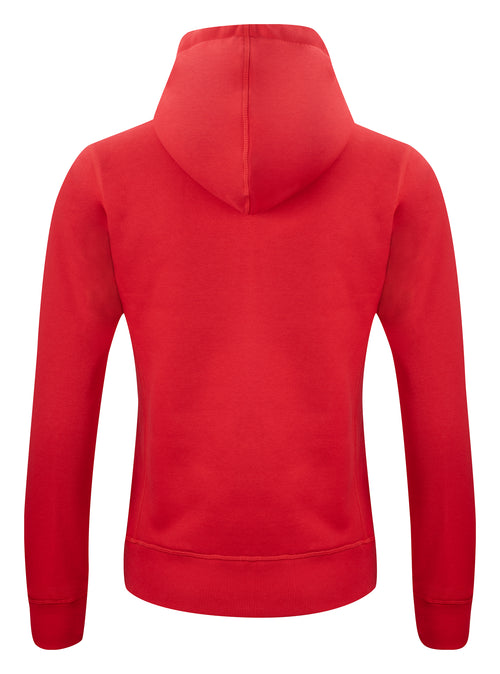 Clique Classic Hoody Full Zip – dame – Rød – bakside