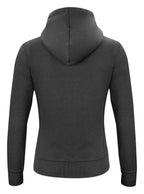 Clique Classic Hoody Full Zip – dame – Antrasittmelert – bakside