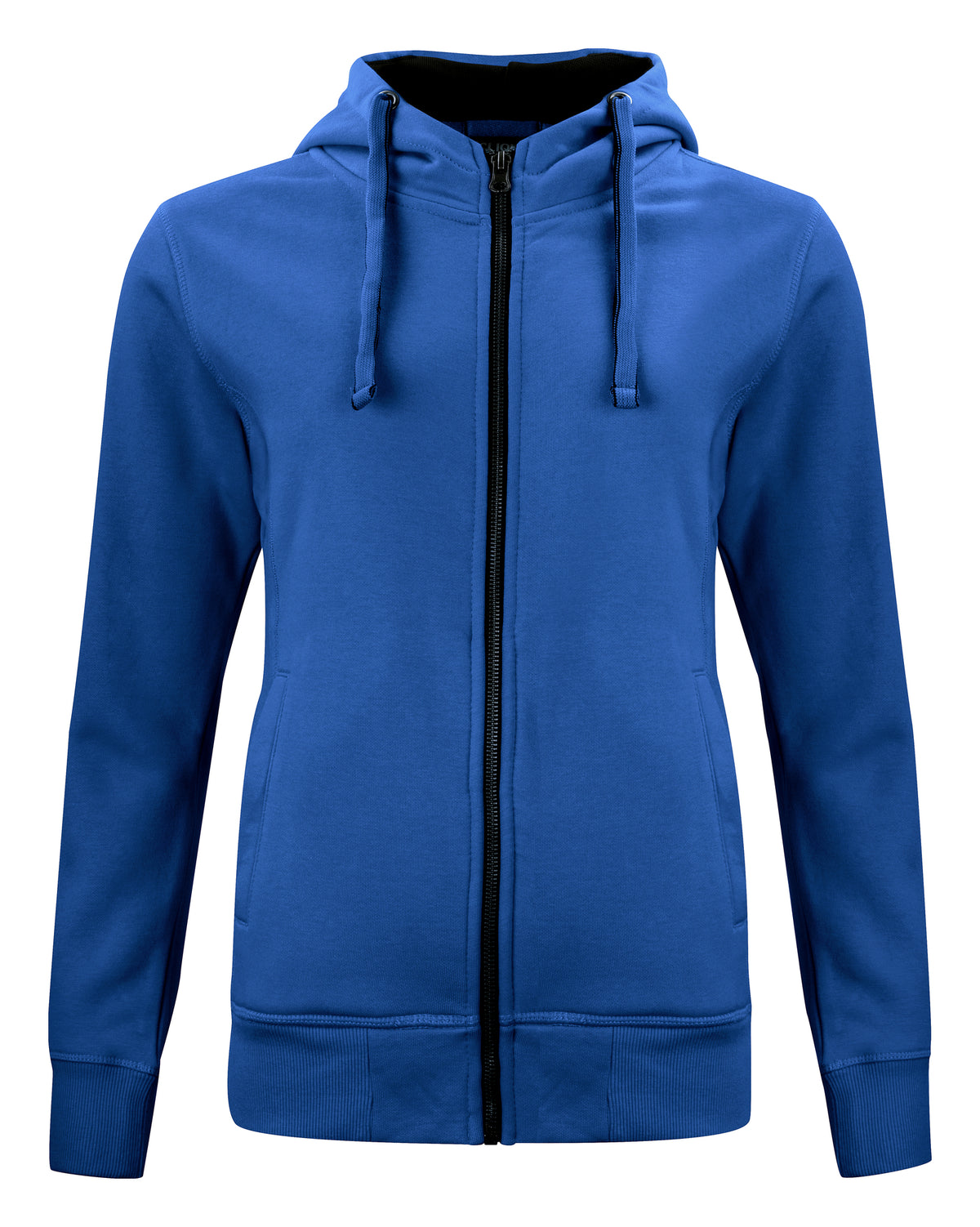 Clique Classic Hoody Full Zip – dame – Kongeblå – forside