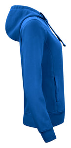 Clique Classic Hoody Full Zip – dame – Kongeblå – høyre side