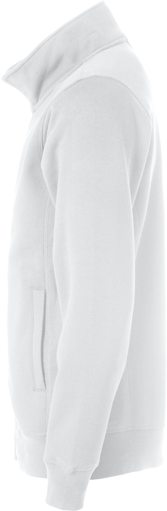 Clique Classic Cardigan – Hvit – venstre side