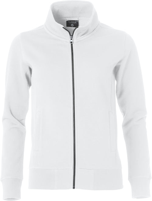 Clique Classic Cardigan – dame – Hvit – forside