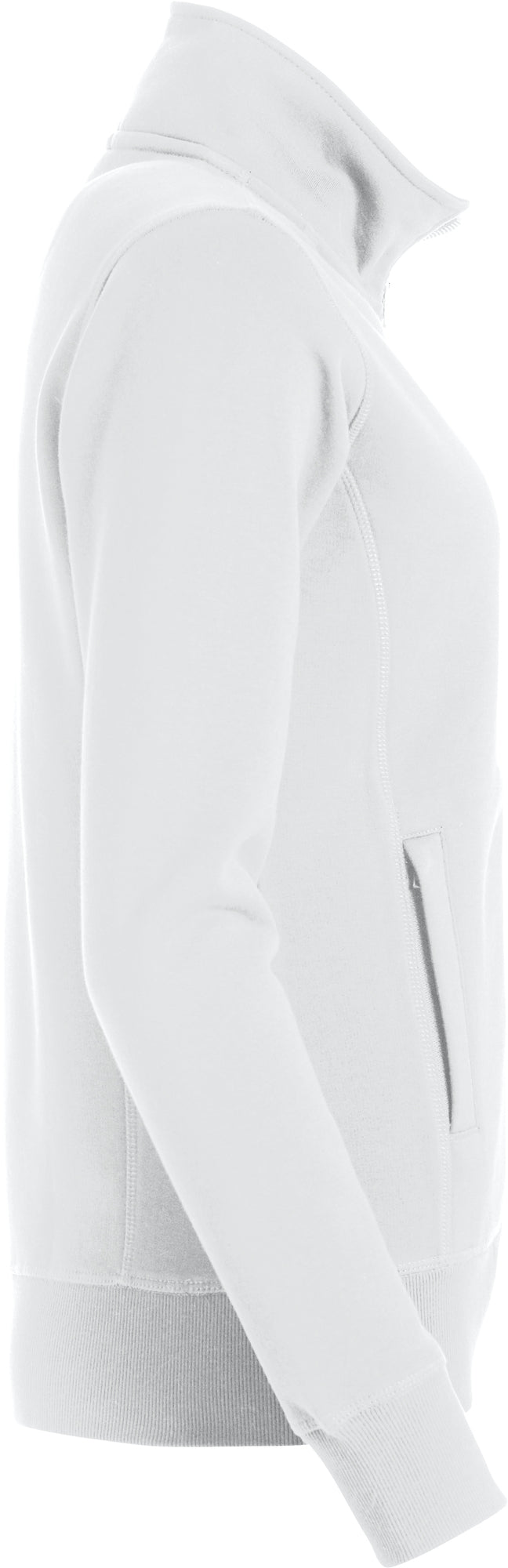 Clique Classic Cardigan – dame – Hvit – høyre side
