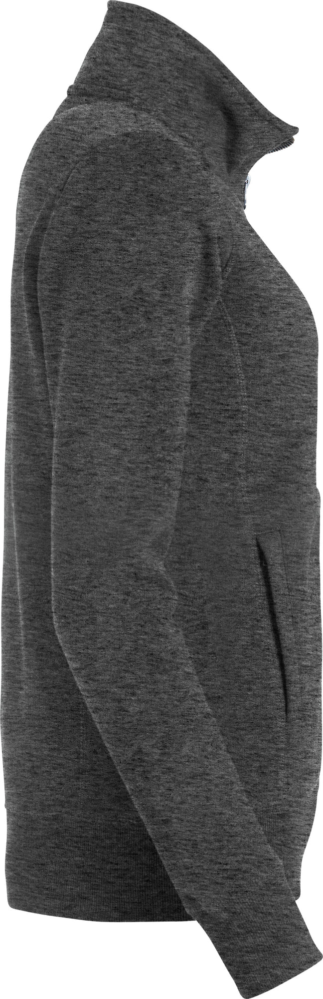 Clique Classic Cardigan – dame – Antrasittmelert – høyre side