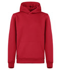 Clique Basic Active Hoody – junior – Rød – forside