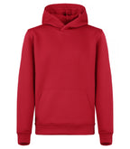 Clique Basic Active Hoody – junior – Rød – forside