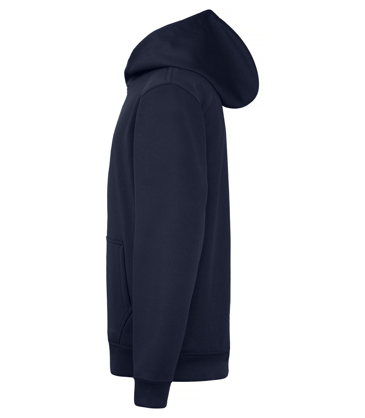 Clique Basic Active Hoody – junior – Mørk marineblå – venstre side