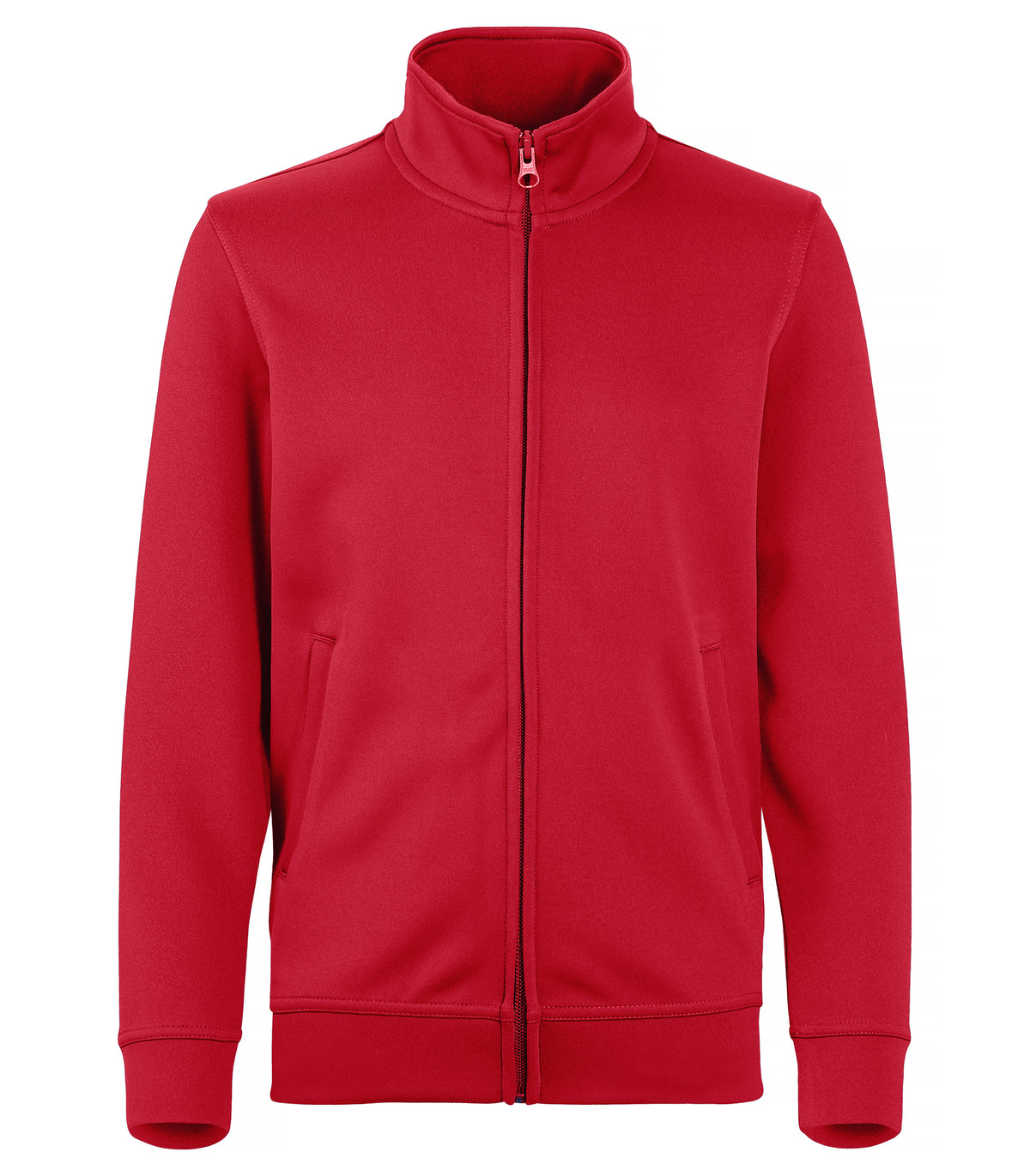 Clique Basic Active Cardigan – junior – Rød – forside
