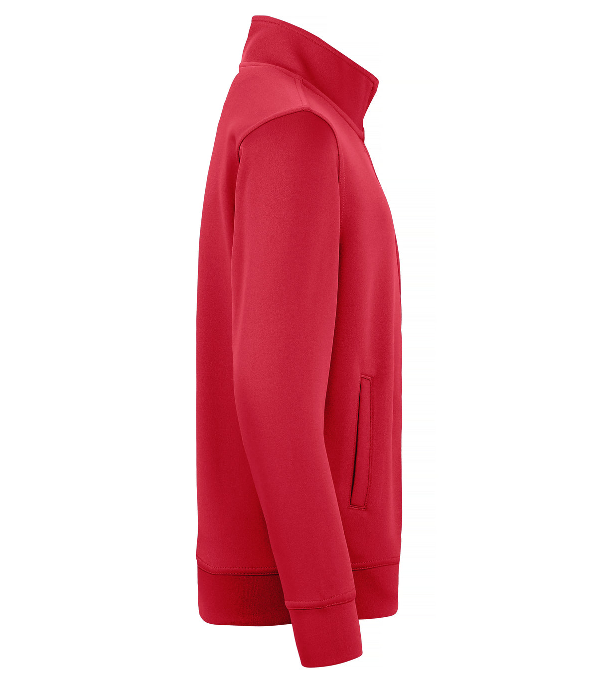 Clique Basic Active Cardigan – junior – Rød – høyre side